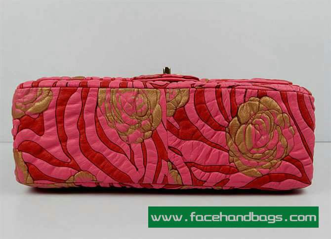 Chanel 2.55 Rose Handbag 50136 Gold Hardware-Pink Gold - Click Image to Close
